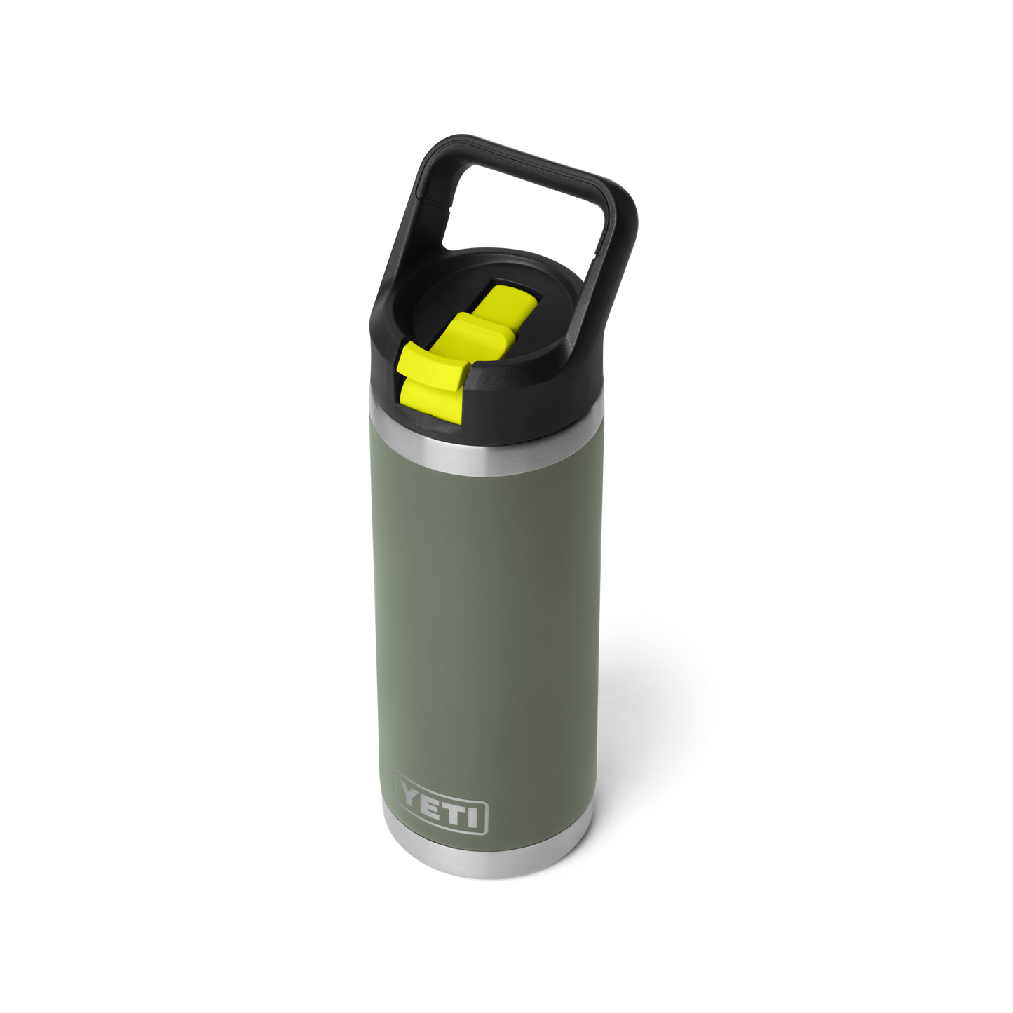 Rambler® 18 oz (532 ML) Straw Bottle Camp Green/Firefly Yellow