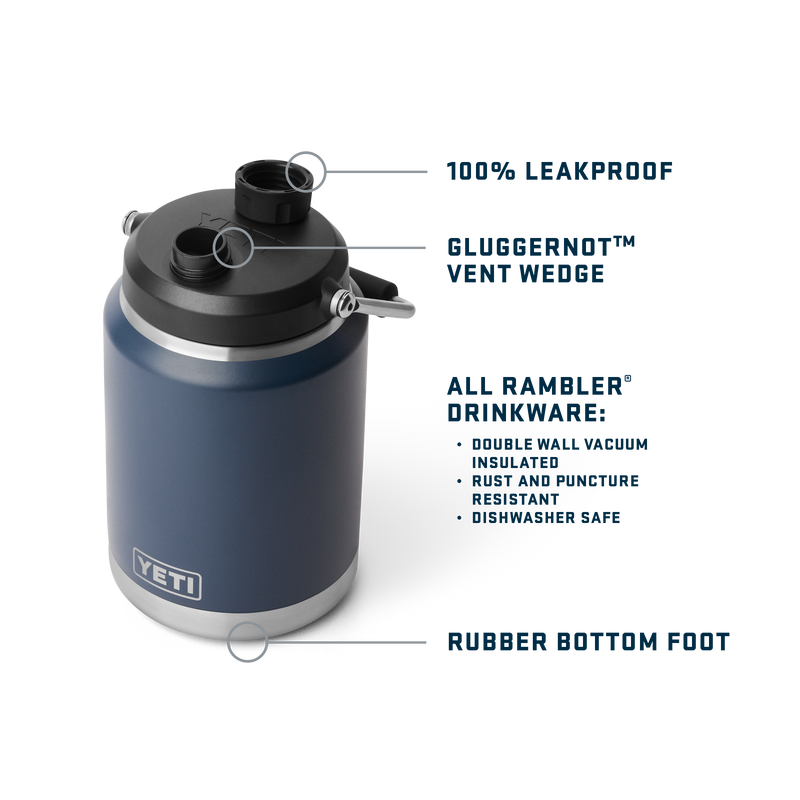 Rambler® 1/2-Gallon (1.9L) Jug Stainless Steel
