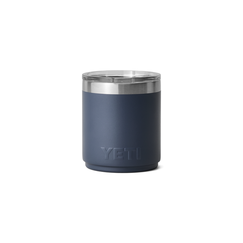 Rambler® 10 oz Stackable Lowball with Magslider™ lid Navy