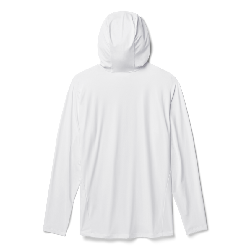 YETI Men's Hooded Ultra Lightweight Sunshirt White
