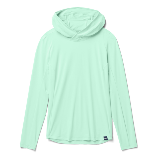 YETI Men's Hooded Ultra Lightweight Sunshirt Ice Blue