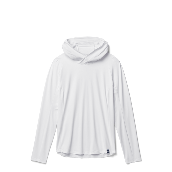 YETI Women's Hooded Ultra Lighweight Sunshirt White