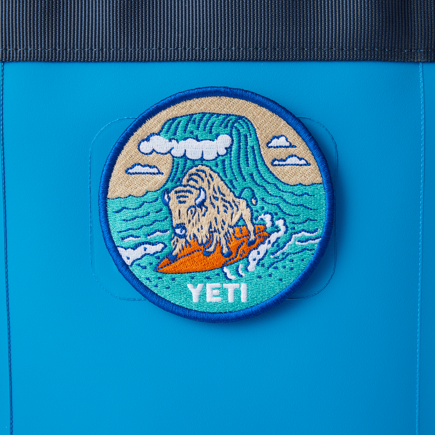 YETI Collectors Patches Big Wave Blue