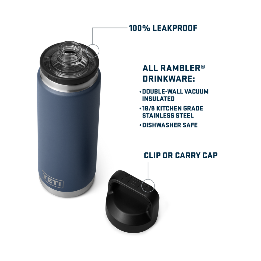YETI Rambler® 26 oz (769 ml) Bottle With Chug Cap Seafoam