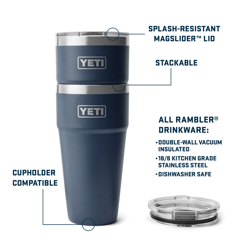 YETI Rambler® 30 oz (887 ml) Stackable Cup Cape Taupe