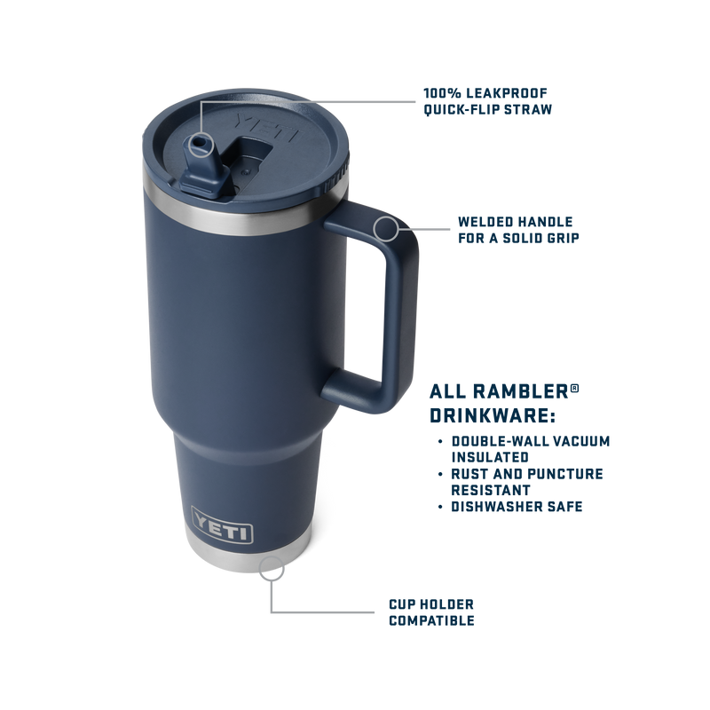 Rambler® 40 oz (1.1L) Travel Straw Mug Cape Taupe