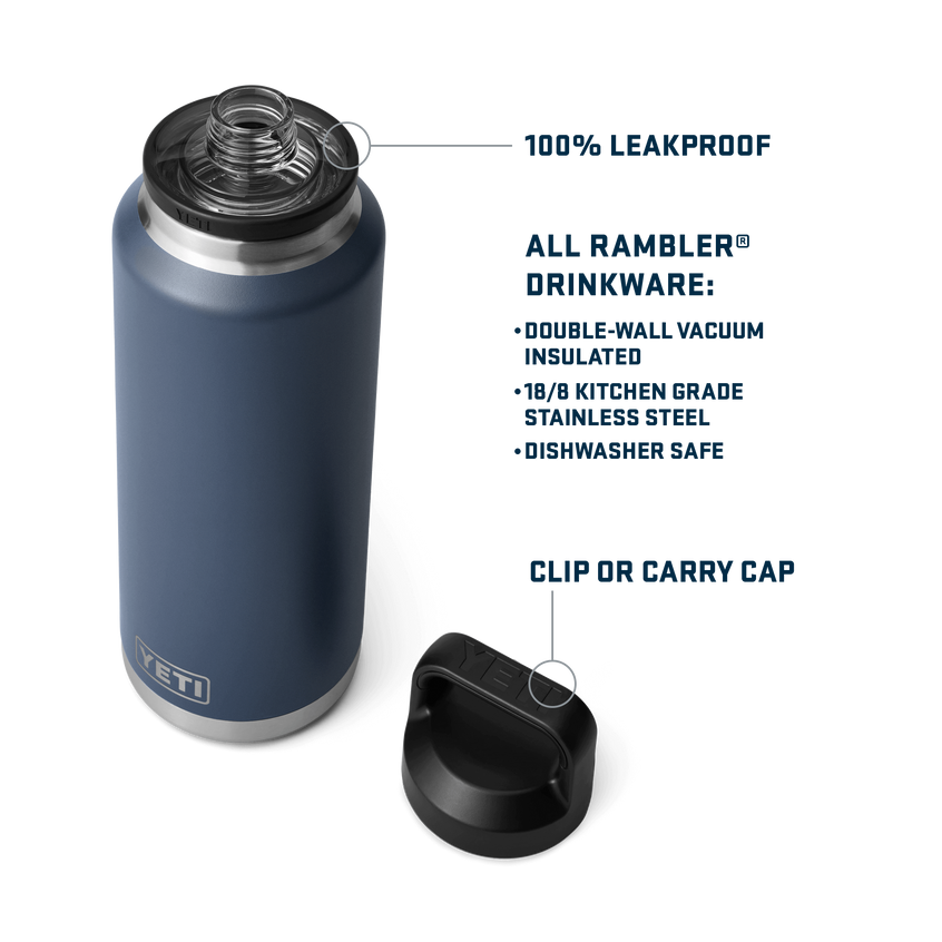 YETI Rambler® 46 oz (1.4L) Bottle With Chug Cap Cape Taupe