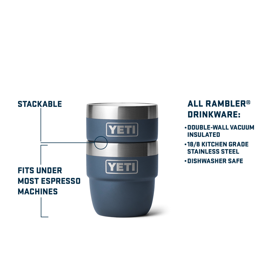 YETI Rambler® 4 oz (118 ml) Stackable Cups Navy