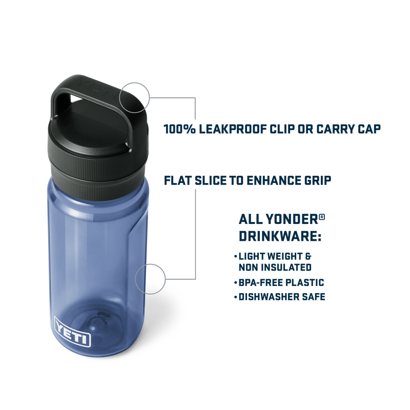 YETI Yonder™ 600 ML Water Bottle Charcoal