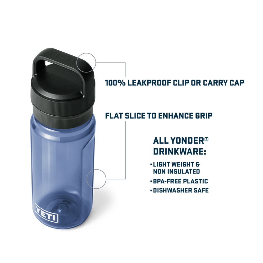 YETI Yonder™ 600 ML Water Bottle Charcoal
