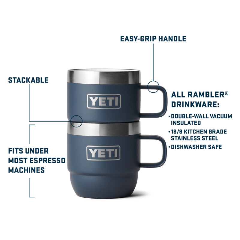 YETI Rambler® 6 oz (177 ml) Stackable Mugs White