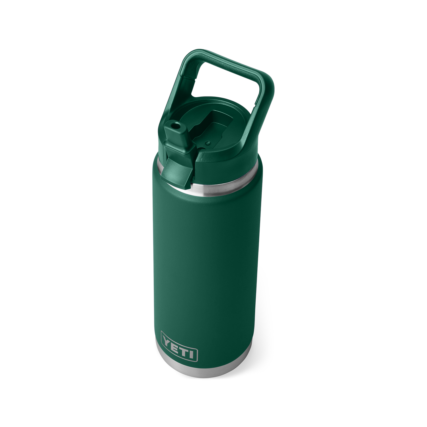 Rambler® 26 oz (769 ML) Straw Bottle Black Forest Green