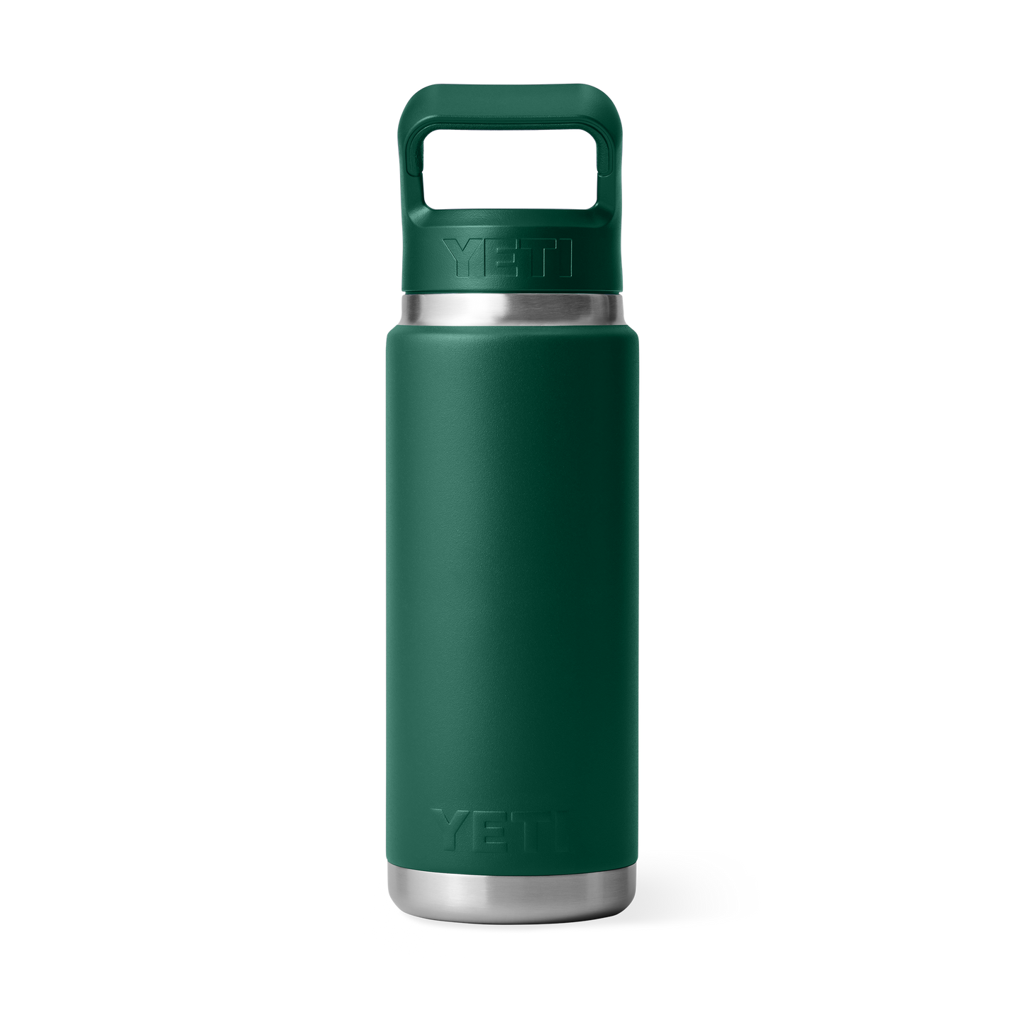 Rambler® 26 oz (769 ML) Straw Bottle Black Forest Green