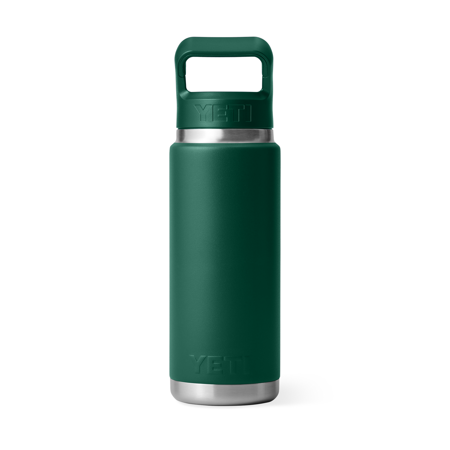 Rambler® 26 oz (769 ML) Straw Bottle Black Forest Green