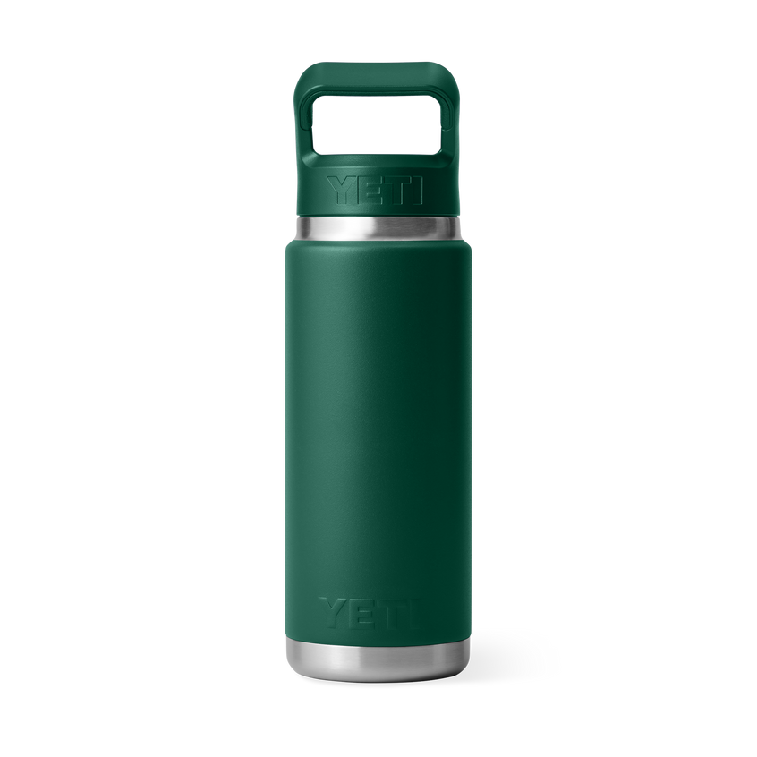 Rambler® 26 oz (769 ML) Straw Bottle Black Forest Green