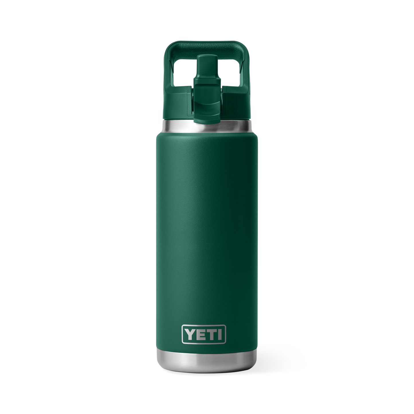 YETI Rambler® 26 oz (769 ML) Straw Bottle Black Forest Green