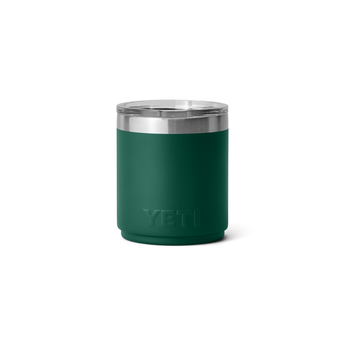 Rambler® 10 oz Stackable Lowball with Magslider™ lid Black Forest Green