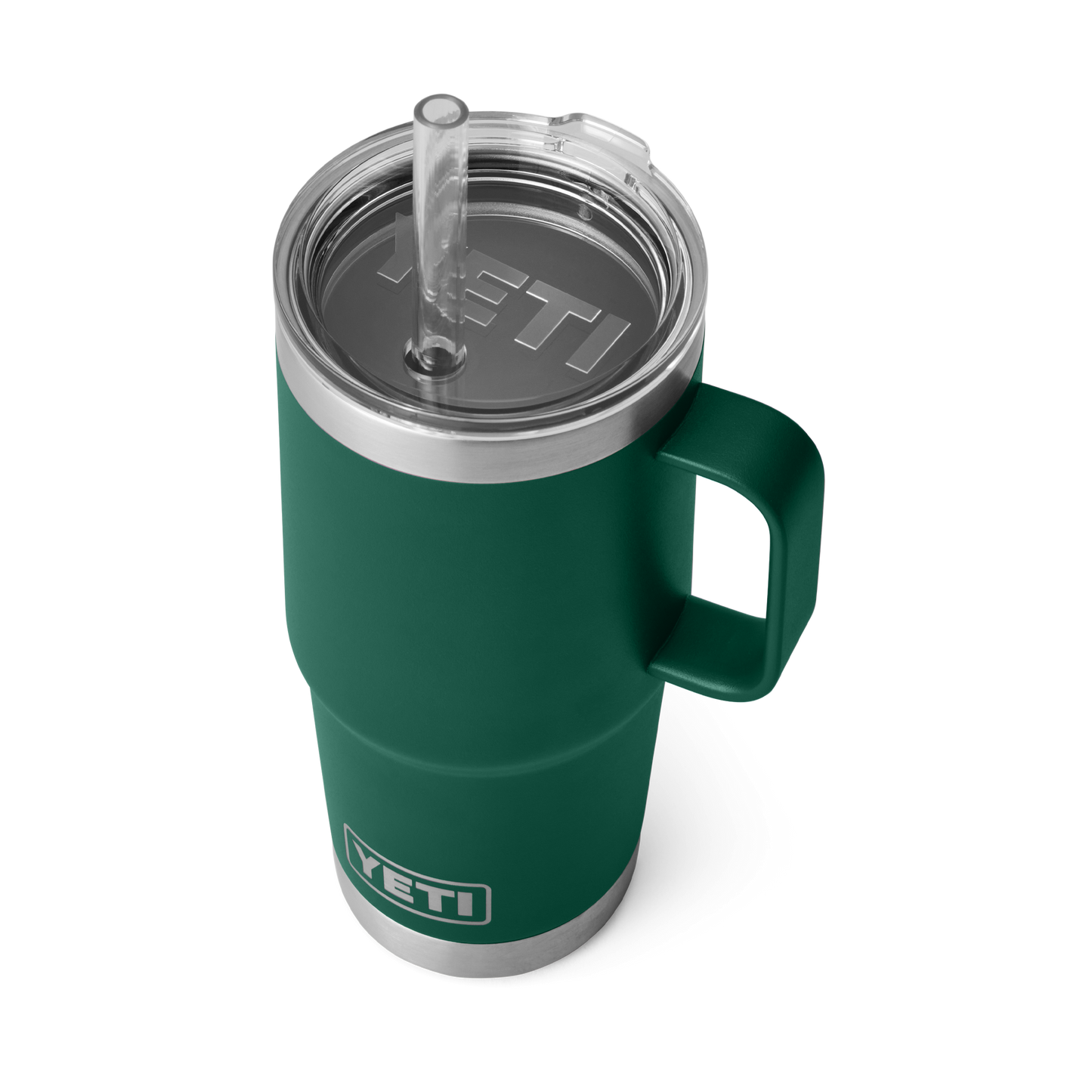 Rambler® 25 oz (739 ml) Straw Mug Black Forest Green
