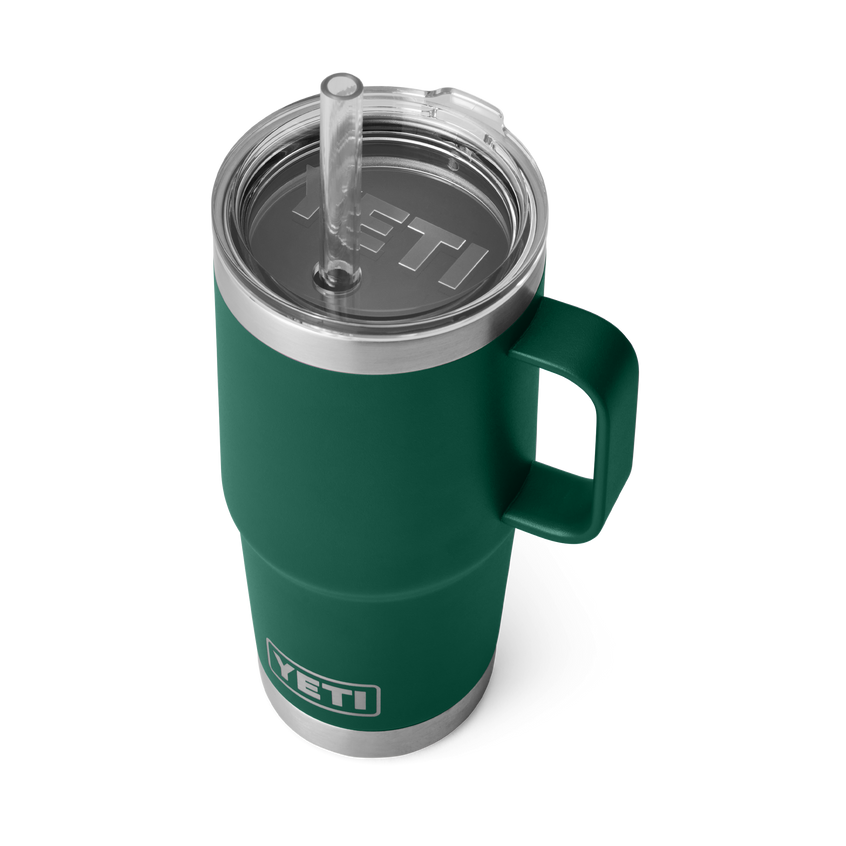 Rambler® 25 oz (739 ml) Straw Mug Black Forest Green