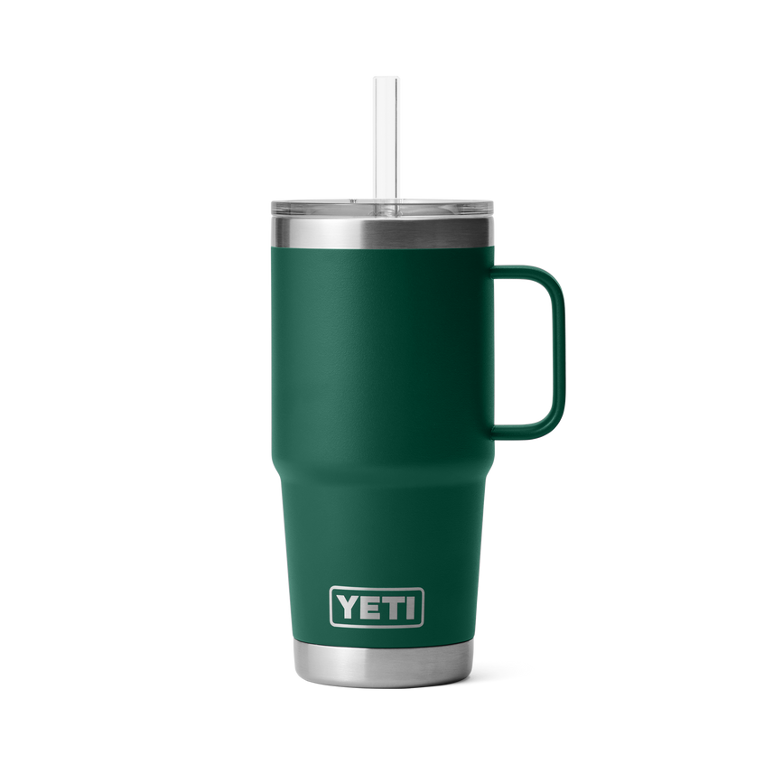 Rambler® 25 oz (739 ml) Straw Mug Black Forest Green
