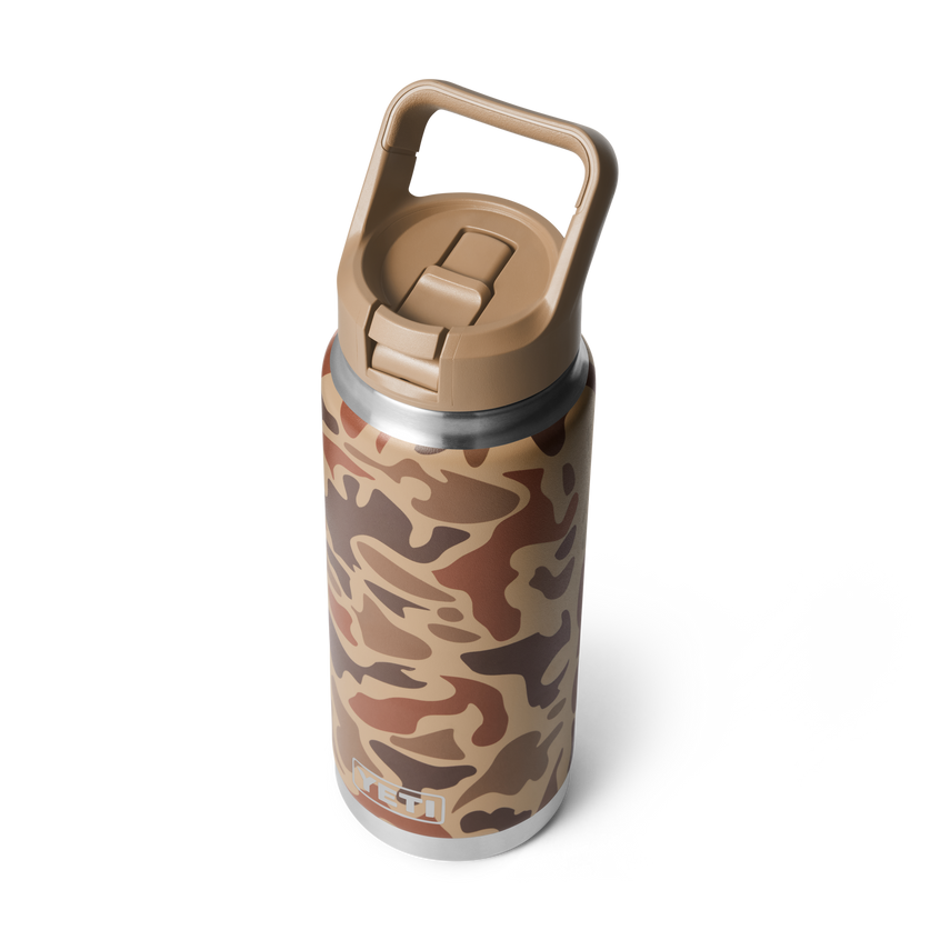 Rambler® 26 oz (769 ML) Straw Bottle Wetlands Camo