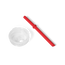 Small Silicone Straw Lid Rescue Red