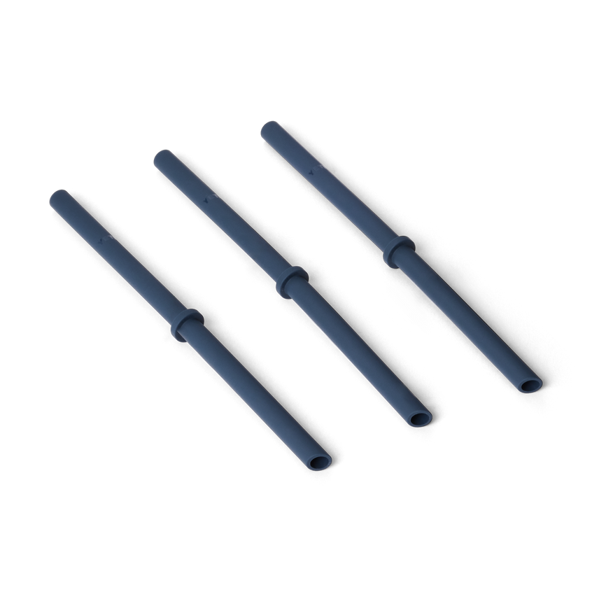Rambler® S/M Silicone Straw Pack Navy