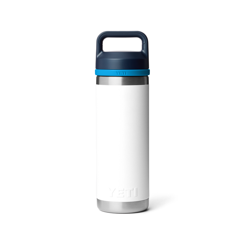 YETI Rambler® 18 oz (532 ml) Bottle With Chug Cap White/Blue