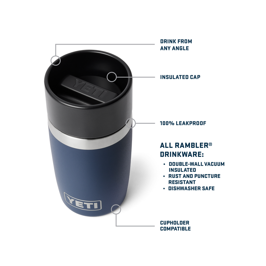 Rambler® 8 oz (236 ml) Travel Bottle Black