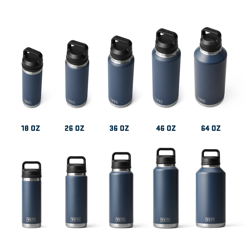 YETI Rambler® 46 oz (1.4L) Bottle With Chug Cap Black