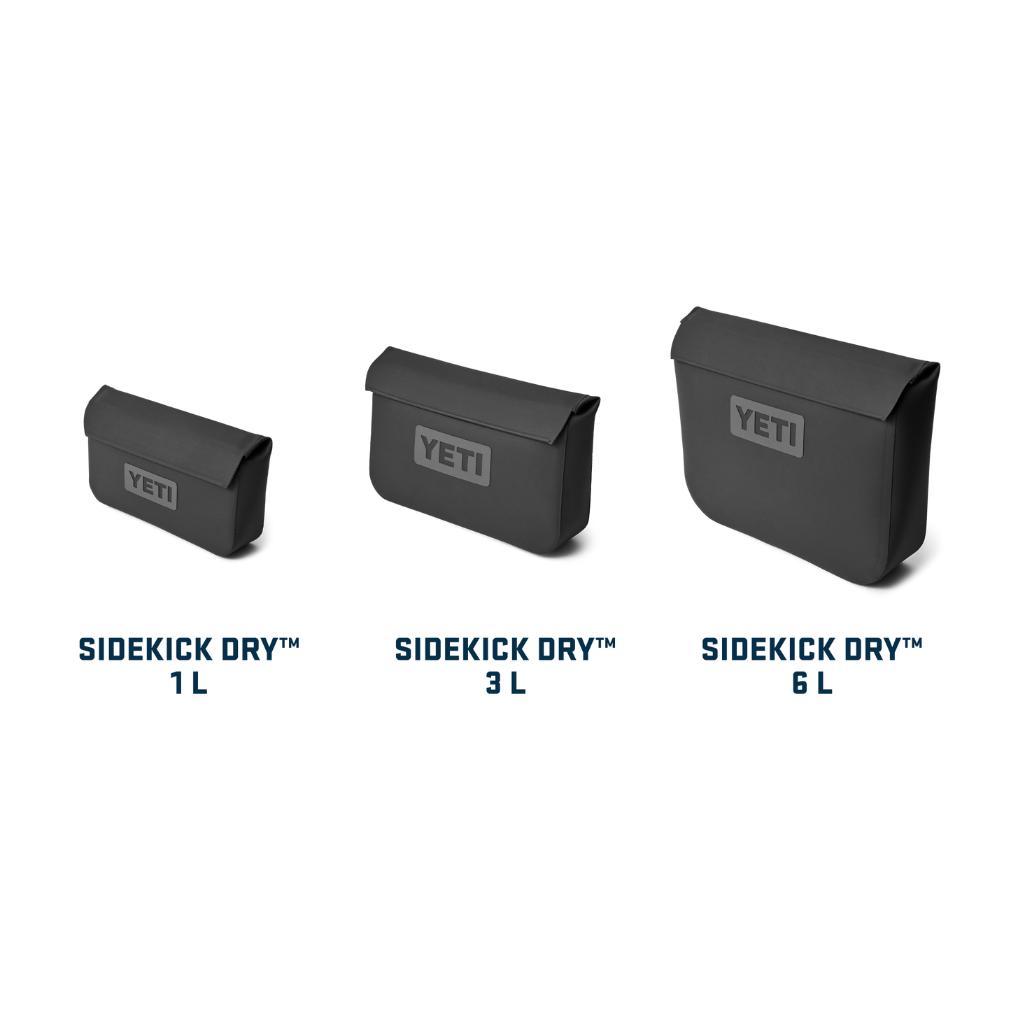 YETI Sidekick Dry® 3L Gear Case Fog Grey/Blue