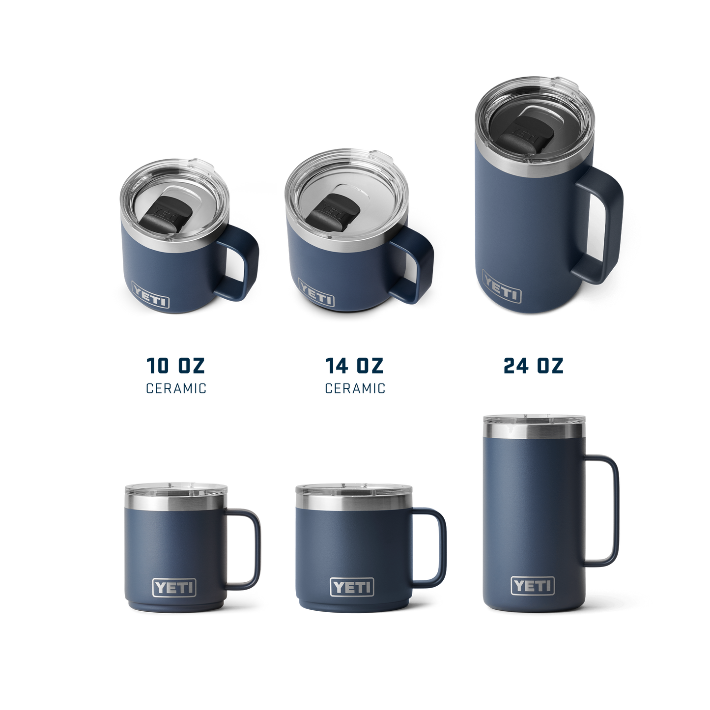 Rambler® 10 oz (296 ml) Stackable Mug Black Stone
