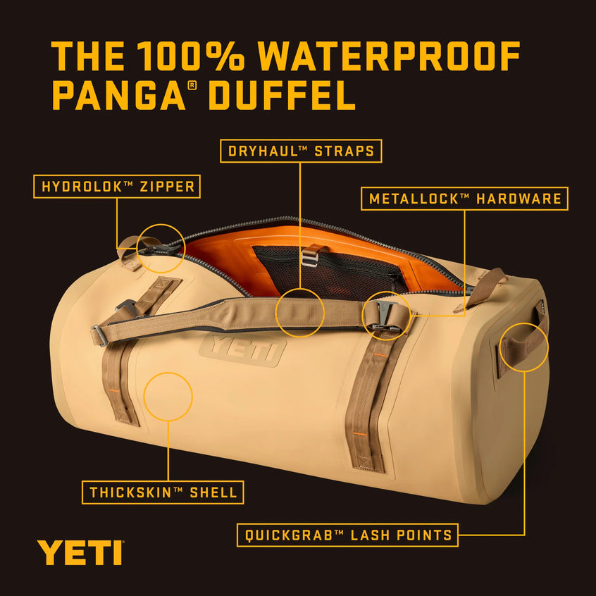 YETI Panga® 75L Waterproof Duffel Tan