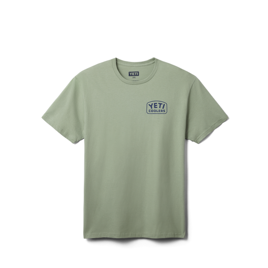 YETI Coolers® Reelin Feelin' Fishing Short Sleeve T-Shirt Olive