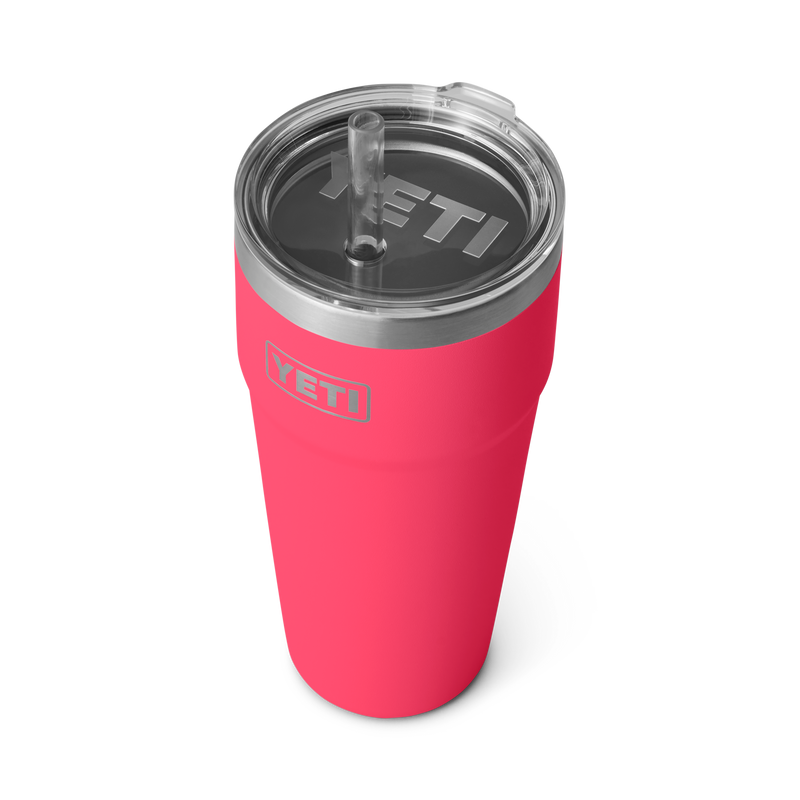 YETI Rambler® 26 oz (769ml) Straw Stackable Cup Tropical Pink
