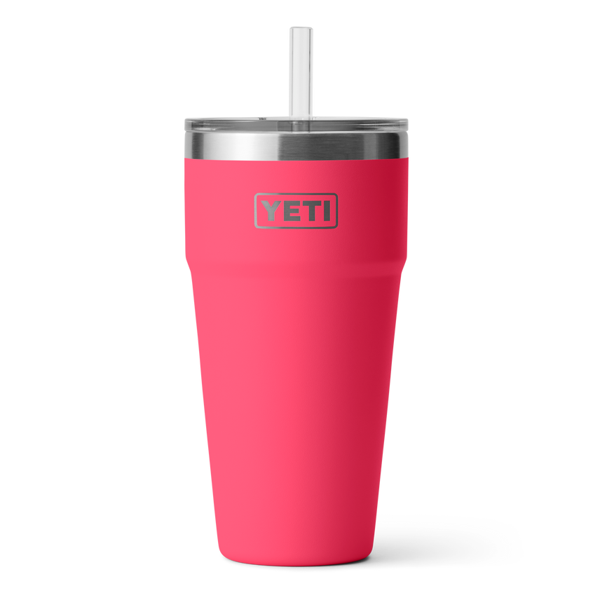 YETI Rambler® 26 oz (769ml) Straw Stackable Cup Tropical Pink