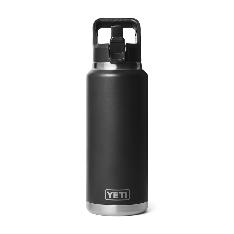 Rambler® 36 oz (1065 ml) Straw Bottle Black