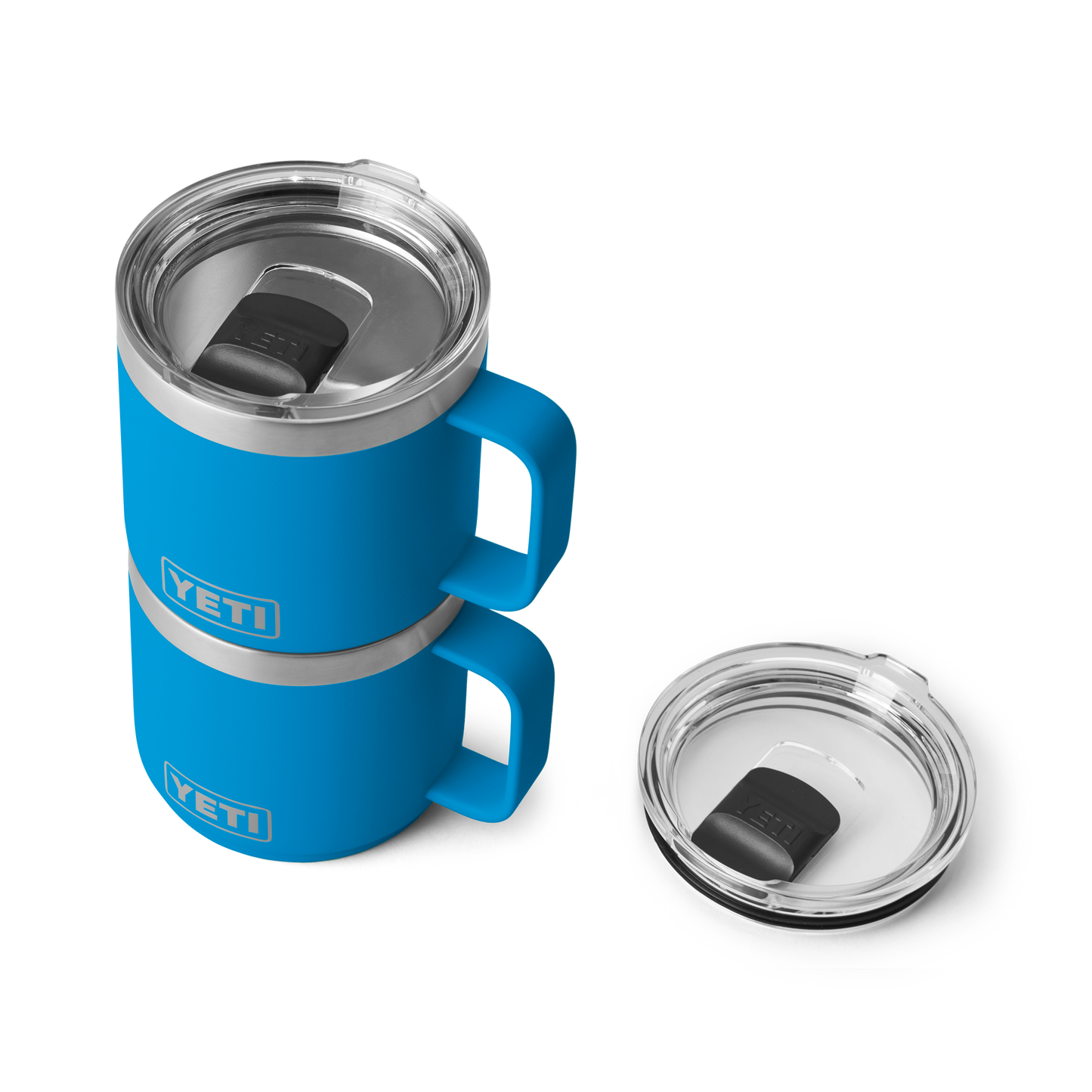 YETI Rambler® 14 oz (414 ml) Stackable Mug Big Wave Blue