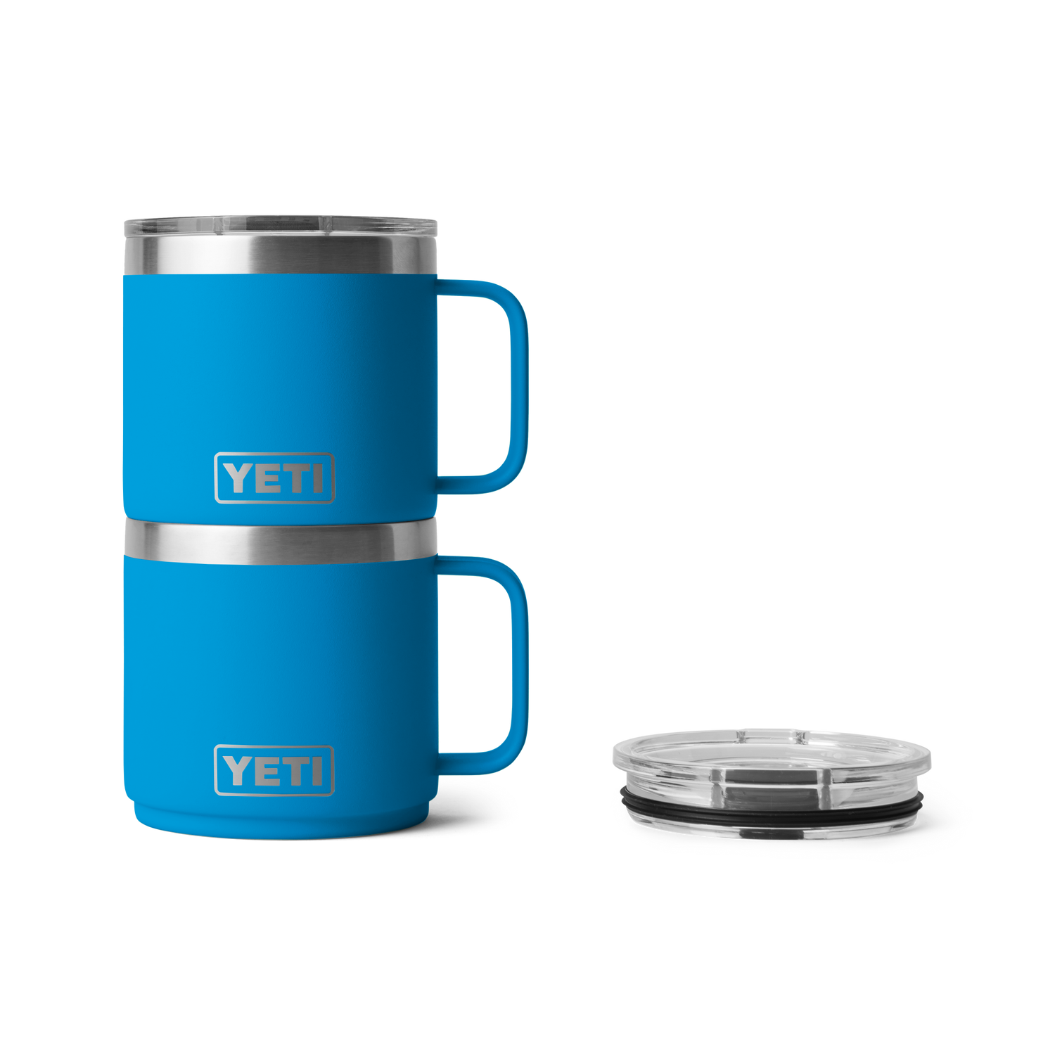 YETI Rambler® 14 oz (414 ml) Stackable Mug Big Wave Blue