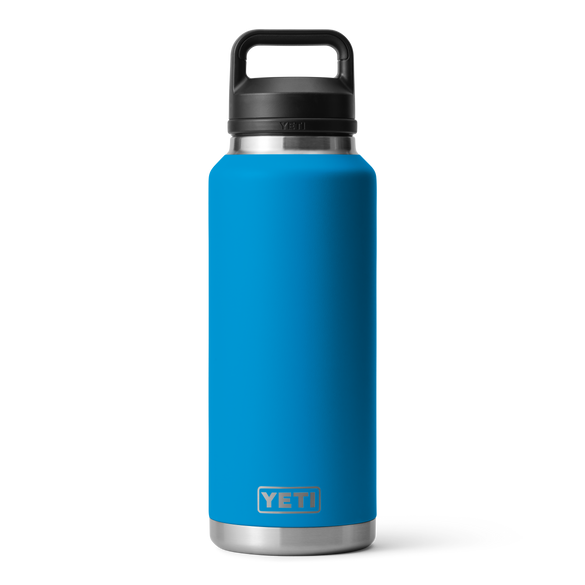 YETI Rambler® 46 oz (1.4 L) Bottle With Chug Cap Big Wave Blue