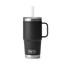 25 oz (739ml) Straw Mug Black