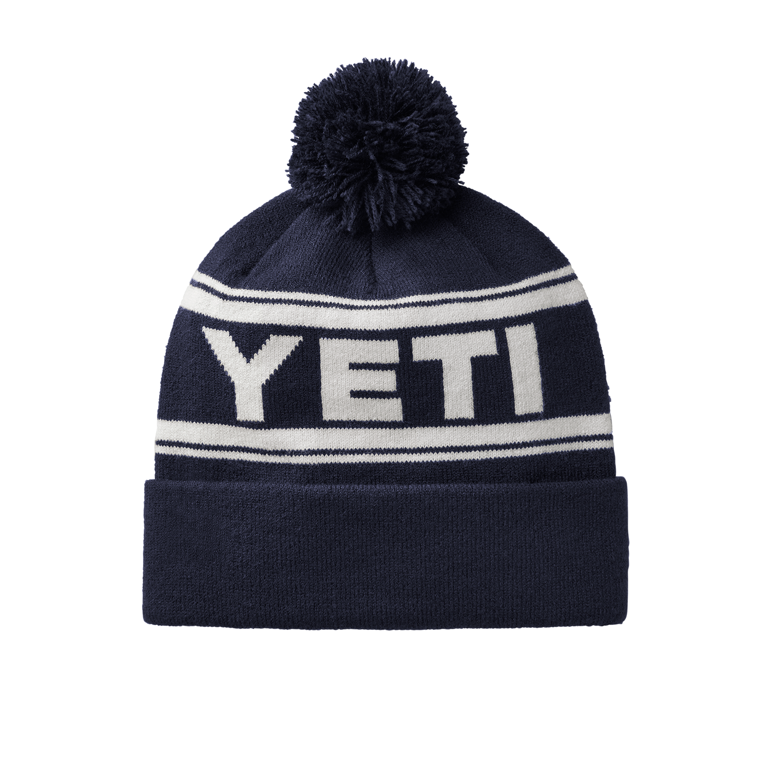 YETI Logo Retro Knit Beanie Grey/Black