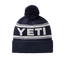 YETI Logo Retro Knit Beanie Grey/Black
