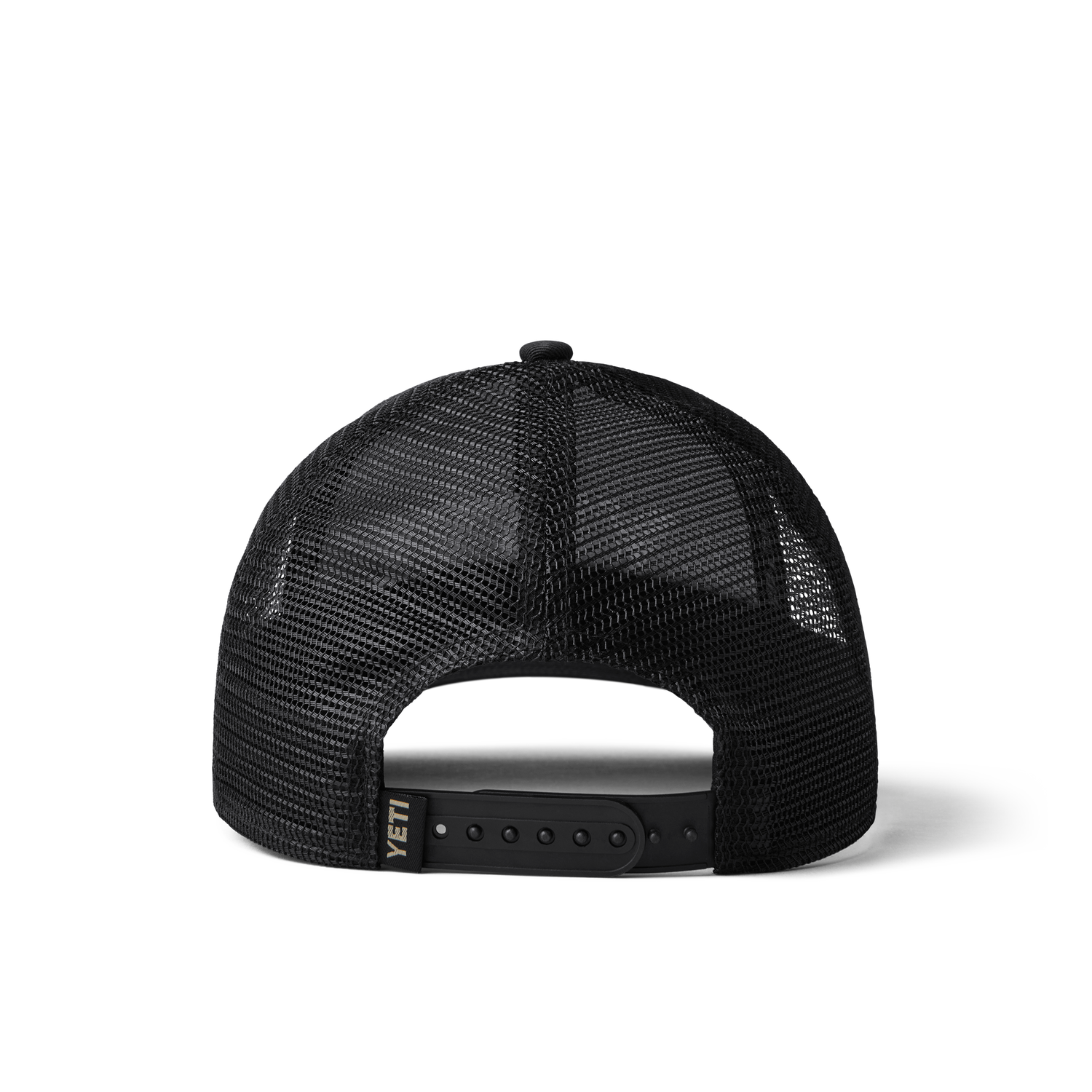 YETI Camo Logo Badge Trucker Hat Black