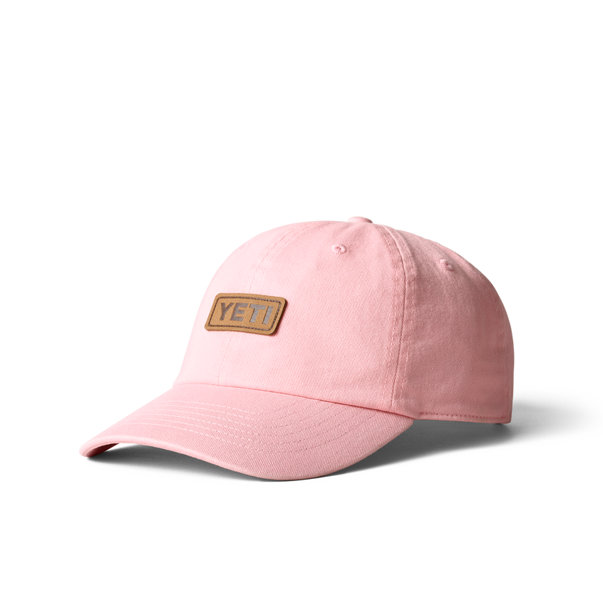 YETI Leather Logo Badge Hat Blossom Pink