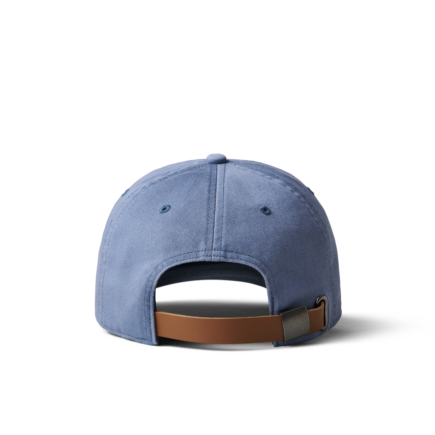 YETI Leather Logo Badge Hat Offshore Washed