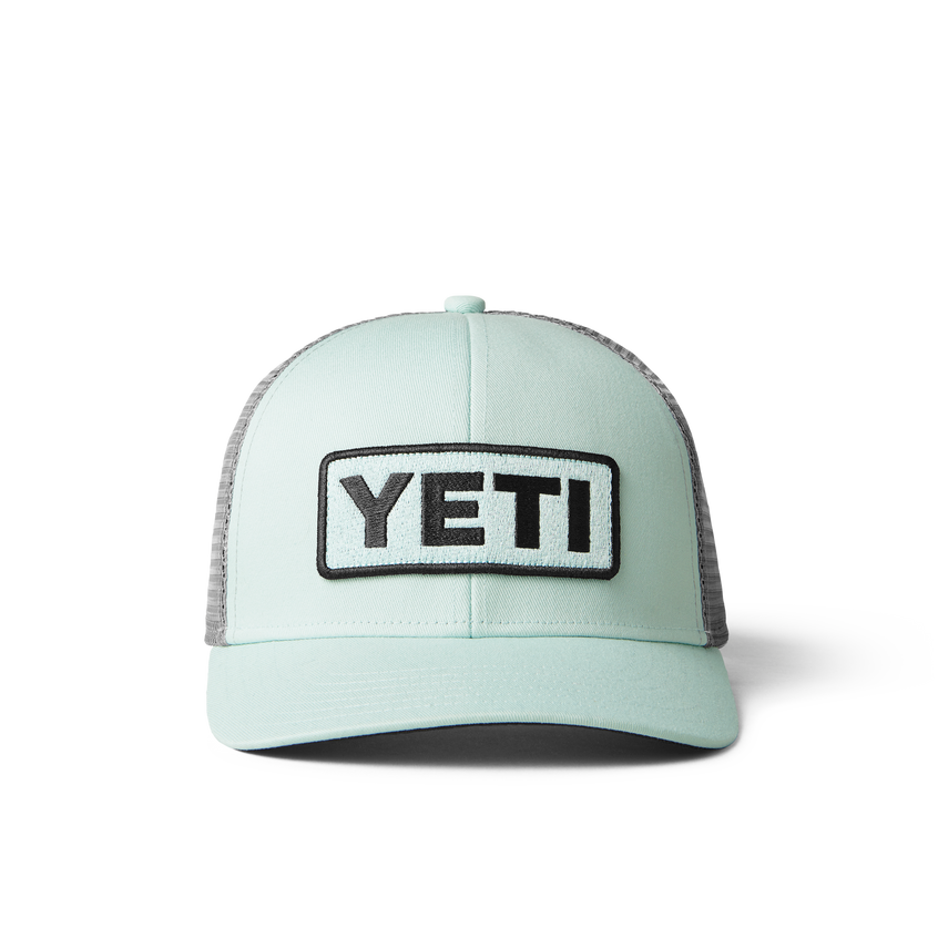 YETI Logo Badge S22 Trucker Hat Ice Mint