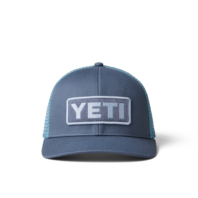 YETI Logo Badge S22 Trucker Hat Indigo
