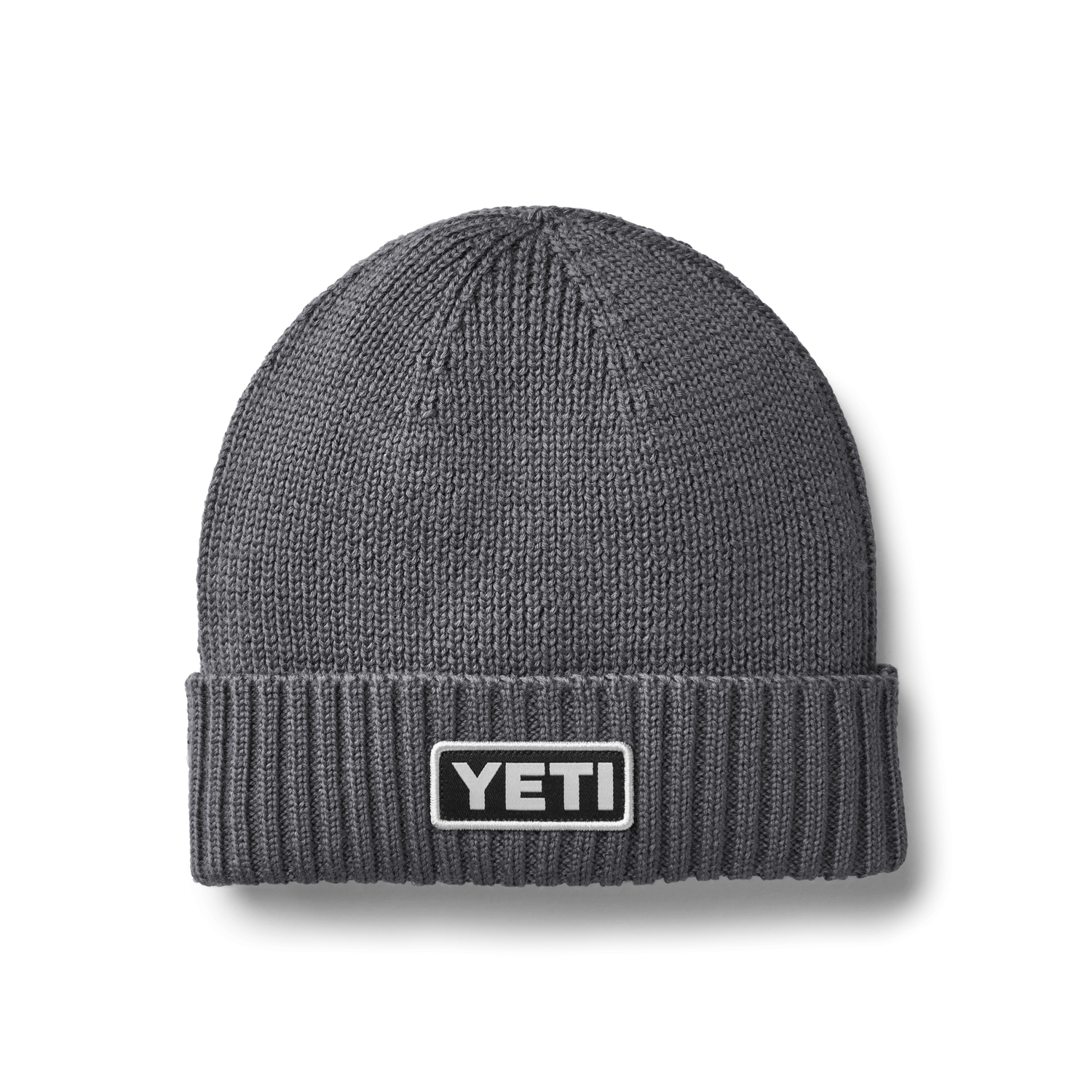 YETI Logo Beanie Hat Grey