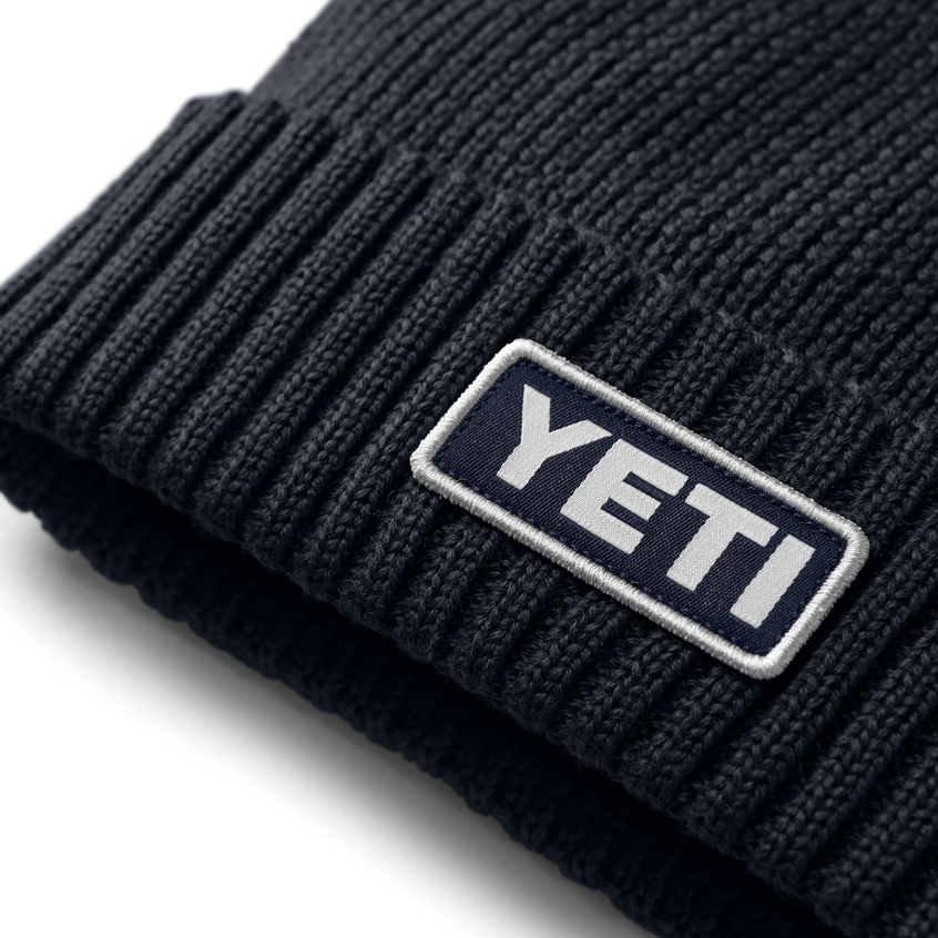 YETI Logo Beanie Hat Navy